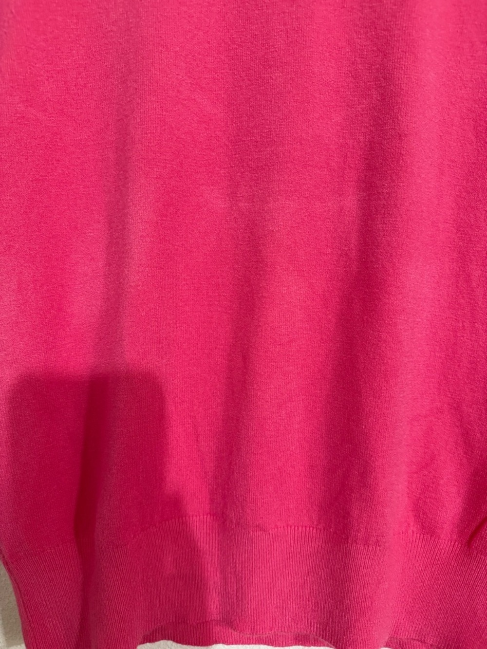Korye Hot Pink Short Sleeve Knit Top - Picture 3 of 5